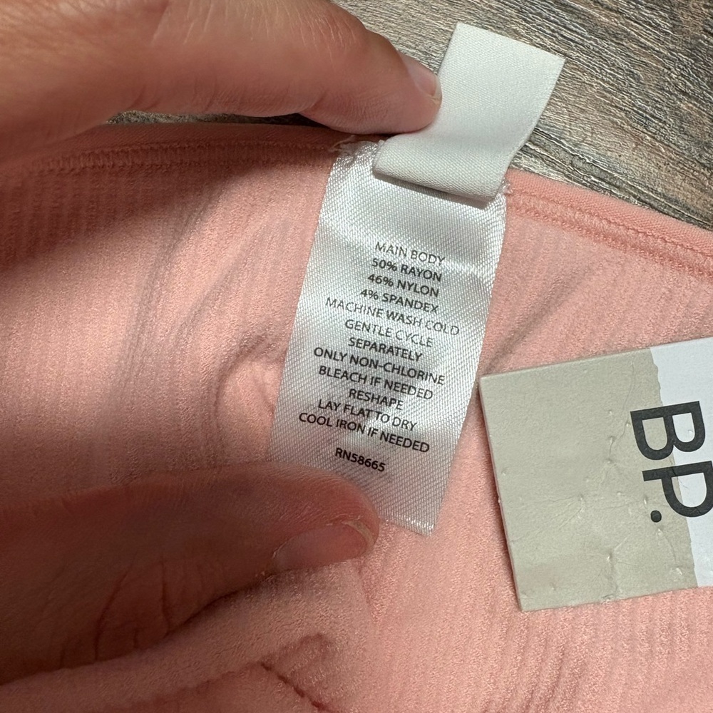 NWT BP Ribbed Halter Basic Top Size XXS - Picture 4 of 5